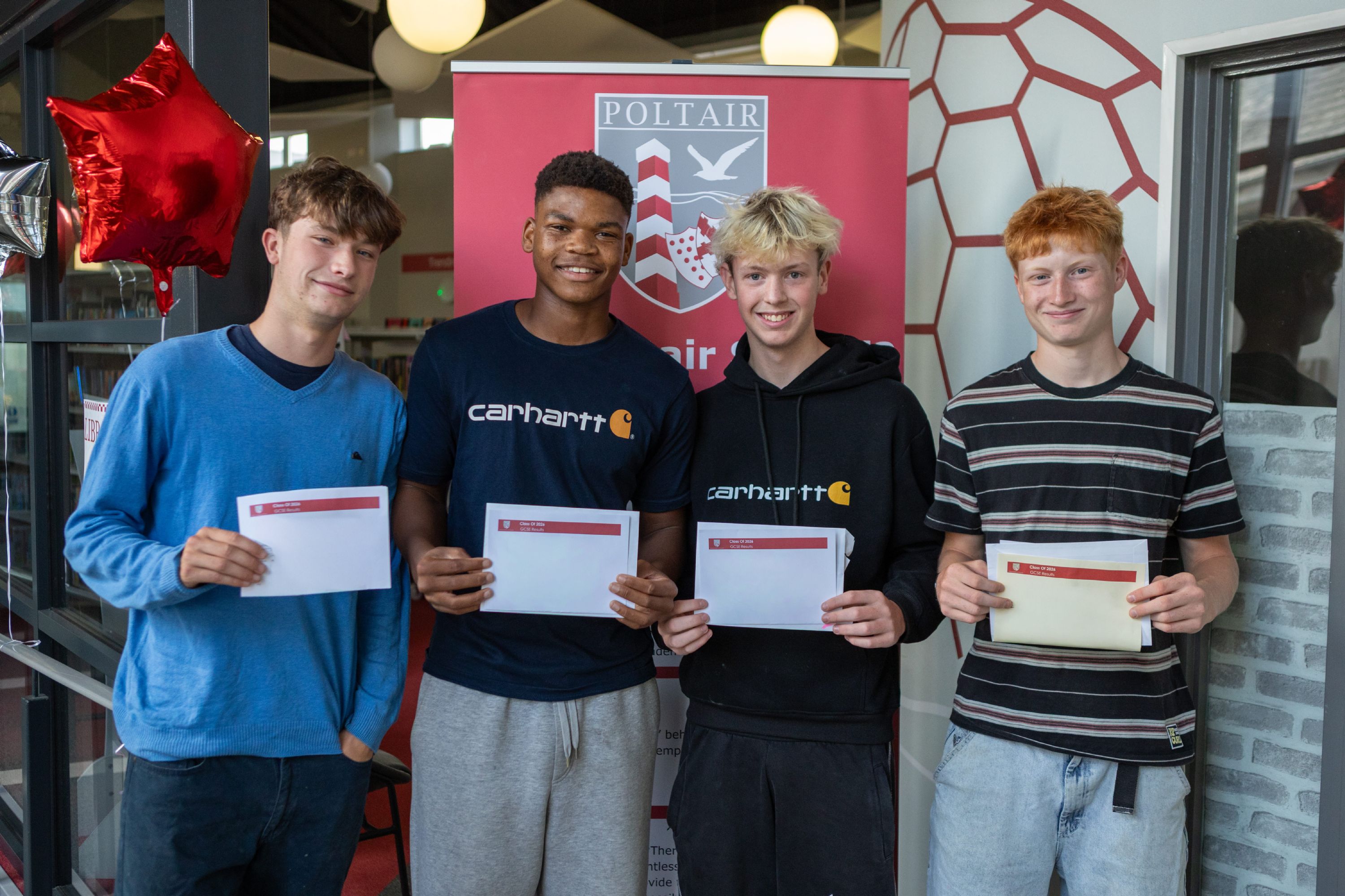 Poltair School GCSE results day 2026