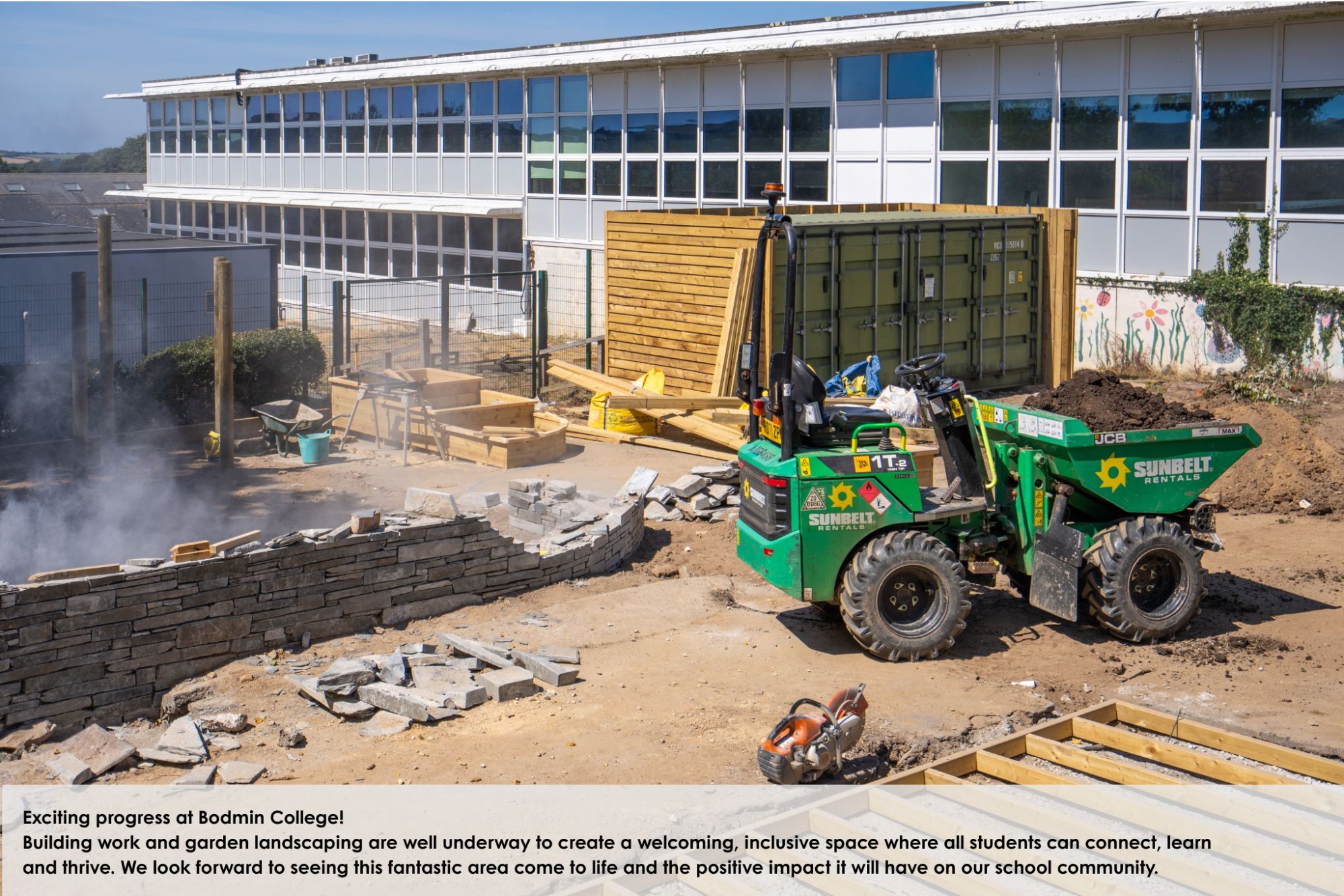 ambitious landscaping project at Bodmin College taking place summer 2026