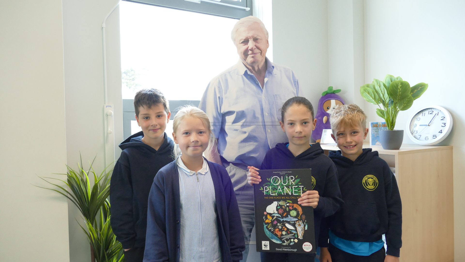 Newquay Primary Academy David Attenborough book